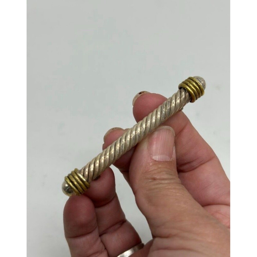 TAXCO Sterling Silver Brass Bar Pin Brooch Mexico